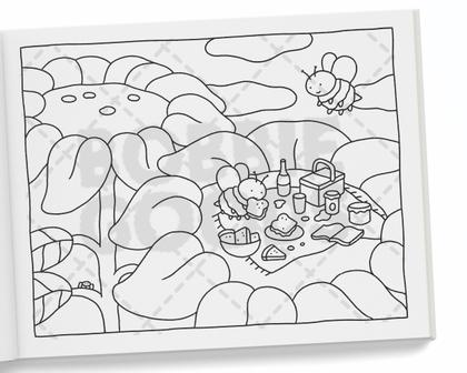 Imagem de Livro - Dias quentes (Spring Summer) – Livro de colorir oficial Bobbie Goods