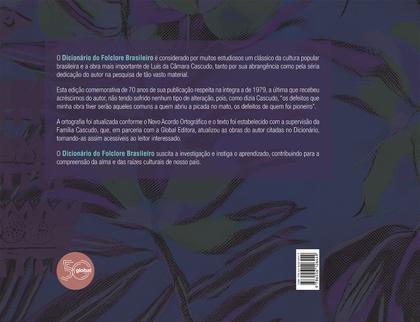 Imagem de Livro - Dicionário de folclore brasileiro - 70 anos