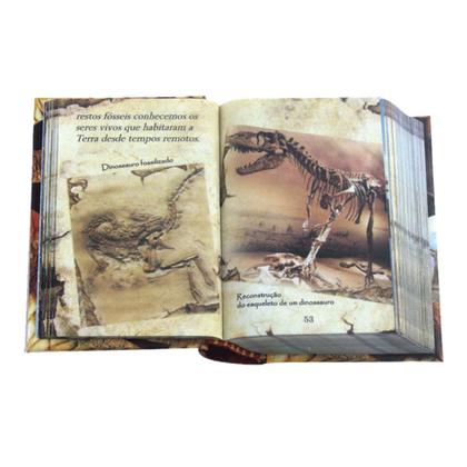Imagem de Livro Dinossauros Origem Evolução Classificação 72 Tipos De Dinossauros Ilustrado C/Dura Mini Book - Os Menores Livros Do Mundo 