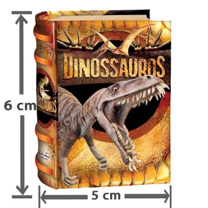 Imagem de Livro Dinossauros Origem Evolução Classificação 72 Tipos De Dinossauros Ilustrado C/Dura Mini Book - Os Menores Livros Do Mundo 