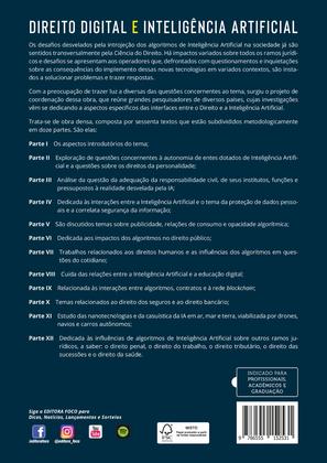 Imagem de Livro - DIREITO DIGITAL E INTELIGÊNCIA ARTIFICIAL - 1ª ED - 2021