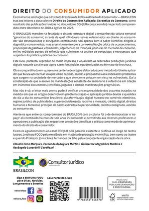 Imagem de Livro - Direito do Consumidor Aplicado - Garantias de Consumo - 1ª Ed - 2023