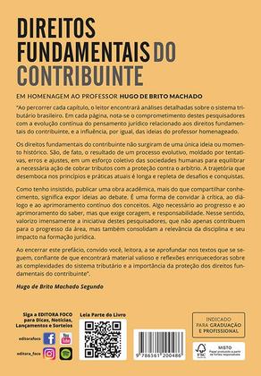 Imagem de Livro - Direitos Fundamentais do Contribuinte - 1ª Ed - 2024