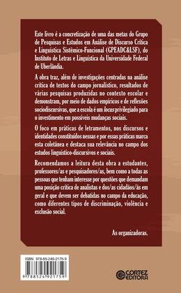 Imagem de Livro - Discursos, identidades e letramentos