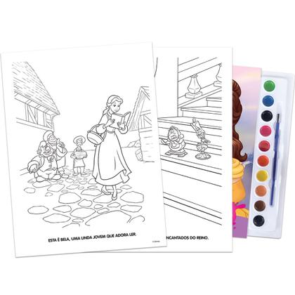 Imagem de Livro - Disney - Aquarela - A Bela e a Fera