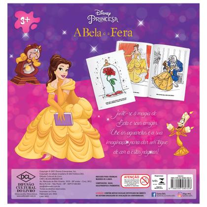 Imagem de Livro - Disney - Aquarela - A Bela e a Fera