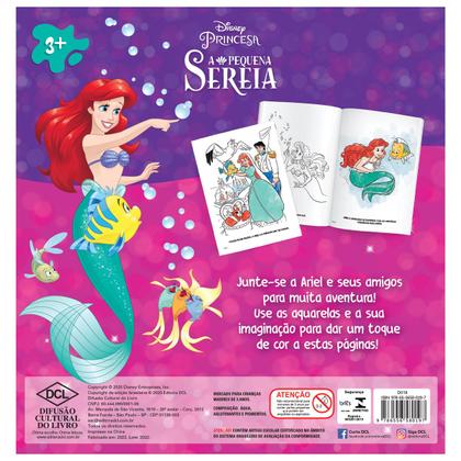 Imagem de Livro - Disney - Aquarela - A pequena Sereia