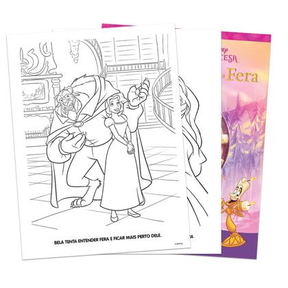 Imagem de Livro - Disney - Cores - A Bela e a Fera