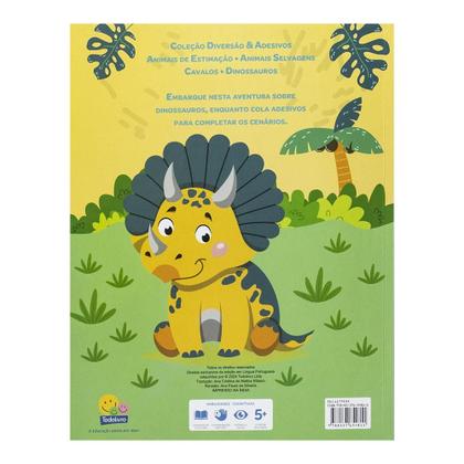 Imagem de Livro - Diversão & Adesivos: Dinossauros