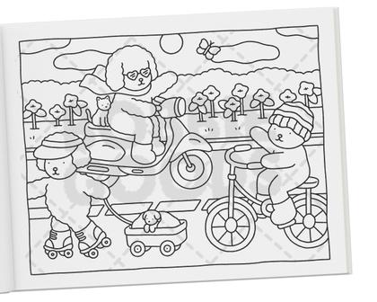 Imagem de Livro - Do dia para a noite (Day to night) – Livro de colorir oficial Bobbie Goods