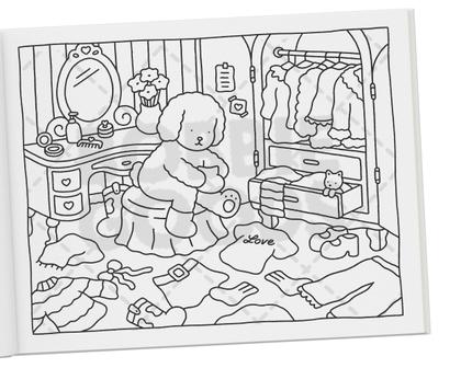 Imagem de Livro - Do dia para a noite (Day to night) – Livro de colorir oficial Bobbie Goods