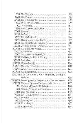 Imagem de Livro - Dos delitos e das penas