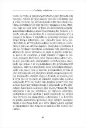 Imagem de Livro - Dos delitos e das penas