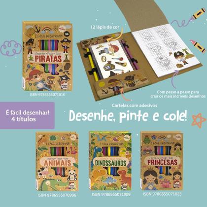 Imagem de Livro - É Fácil Desenhar! Piratas