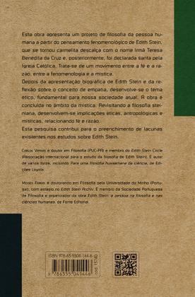 Imagem de Livro - Edith Stein - empatia, ética e mística