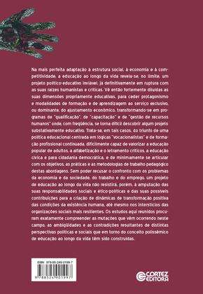 Imagem de Livro - Educação ao longo da vida