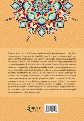 Imagem de Livro - Educação estética e formação docente: narrativas, inspirações e conversas