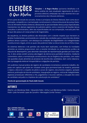 Imagem de Livro - ELEIÇÕES - O QUE MUDOU - 2ª ED - 2021