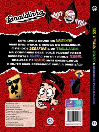 Imagem de Livro - Enaldinho - 365 atividades, desafios e desenhos para colorir