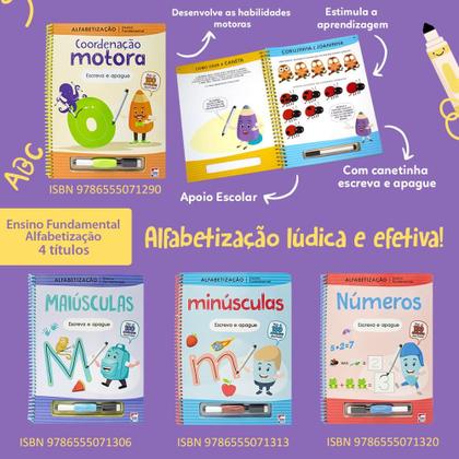 Imagem de Livro - Ensino Fundamental Alfabetização Escreva e Apague: Números