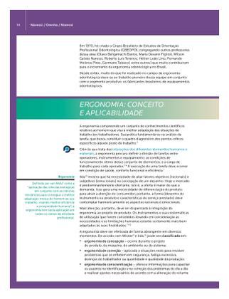 Imagem de Livro - Ergonomia e Biossegurança em Odontologia