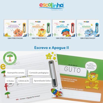 Imagem de Livro - Escolinha Escreva e Apague II: Números