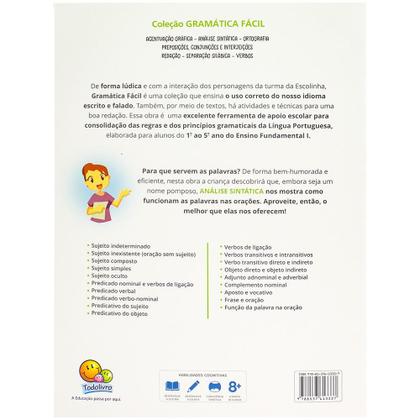 Imagem de Livro - Escolinha Gramática Fácil: Análise Sintática