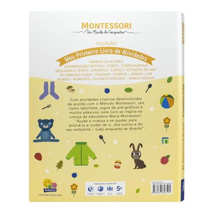 Imagem de Livro - Escolinha MONTESSORI Meu P Livro Atividades: Eu Consigo fazer