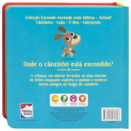 Imagem de Livro - Esconde-esconde com feltros: Achou! Cãozinho