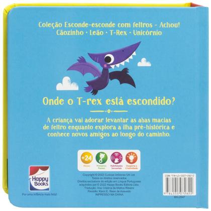 Imagem de Livro - Esconde-esconde com feltros: Achou! T-Rex