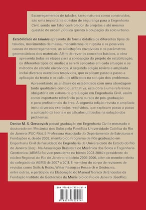 Imagem de Livro - Estabilidade de taludes