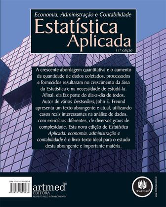 Imagem de Livro - Estatística Aplicada