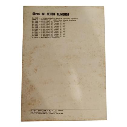 Imagem de Livro estudo do piano elementos fundamentais música e técnica do piano 3 caderno - heitor alimonda ( estoque antigo )