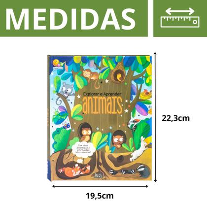 Imagem de Livro Explorar E Aprender - ANIMAIS - Grande C/ Abas Interativas - Todolivro