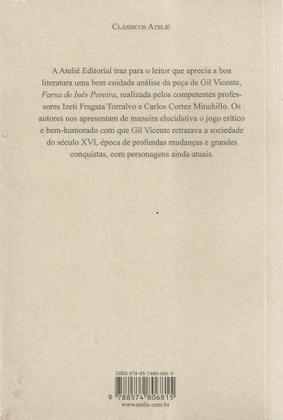Imagem de Livro - Farsa de Inês Pereira