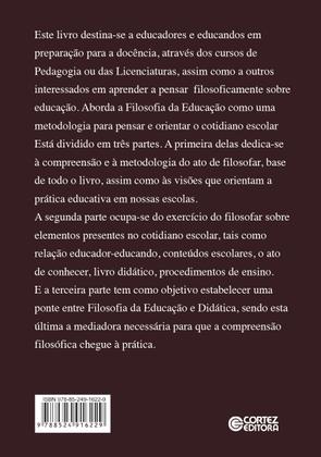 Imagem de Livro - Filosofia da educação