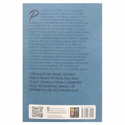 Imagem de Livro Físico A Revolução dos Bichos George Orwell Editora Pé da Letra
