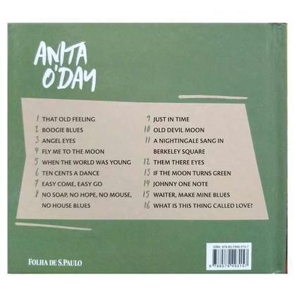 Imagem de Livro Físico Com CD Coleção Folha Lendas do Jazz Volume 17 Anita O'Day