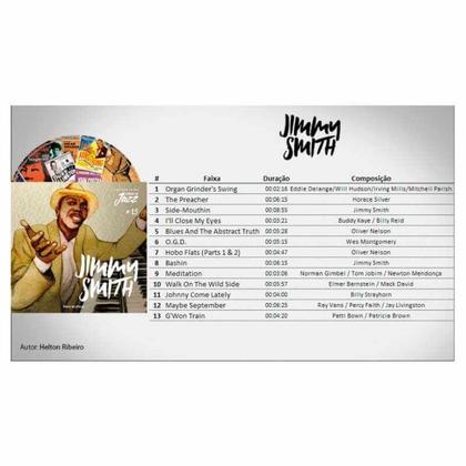 Imagem de Livro Físico Com CD Coleção Folha Lendas do Jazz Volume 25 Jimmy Smith - Publifolha