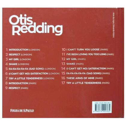 Imagem de Livro Físico Com CD Coleção Folha Soul & Blues Volume 10 Otis Redding - Publifolha