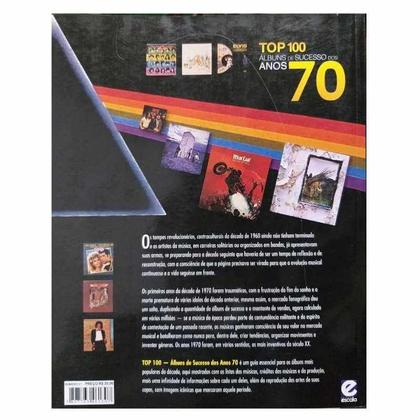 Imagem de Livro Físico Top 100 Álbuns de Sucesso dos Anos 70 Gene Sculatti