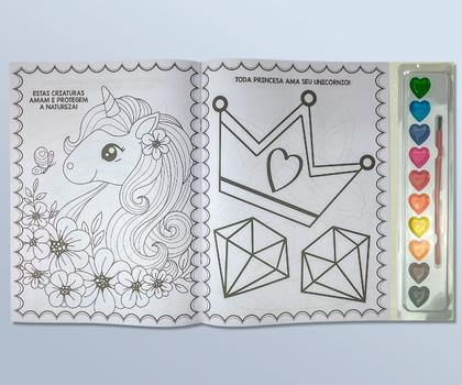 Imagem de Livro - Floresta Encantada Livro para Pintar com Aquarela