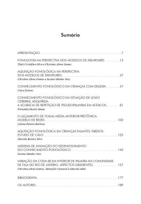 Imagem de Livro - Fonologia na perspectiva dos Modelos de Exemplares