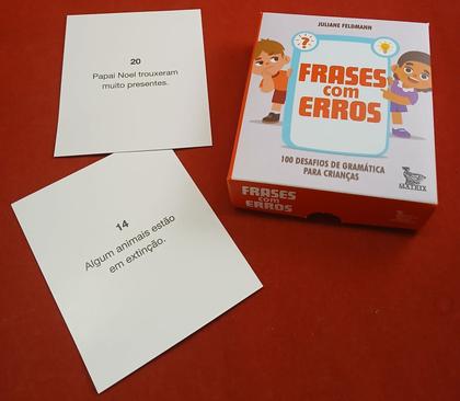 Imagem de Livro - Frases com erros