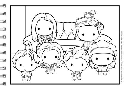 Imagem de Livro - Friends - Coloring Time