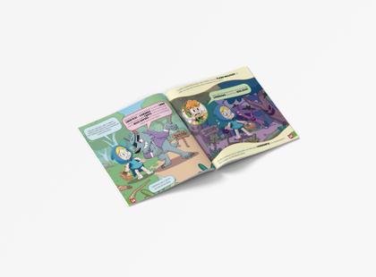 Imagem de Livro - GATO GALÁCTICO EM CHAPEUZINHO AZUL - Acompanha AudioBook exclusivo + Cartela de Adesivos