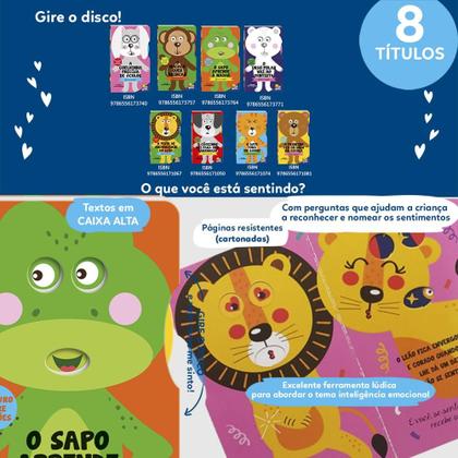 Imagem de Livro - Gire o Disco! Um livro sobre Emoções: Coelhinha