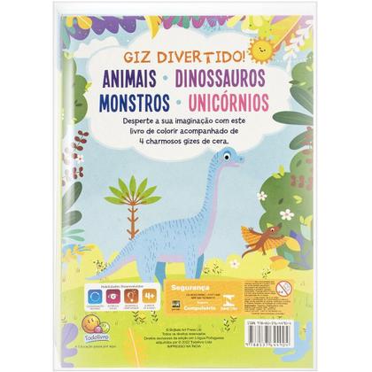 Imagem de Livro - Giz Divertido! Colorindo Dinossauros