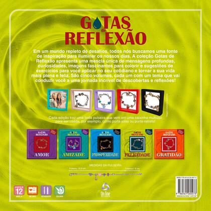 Imagem de Livro - Gotas de Reflexão - Felicidade