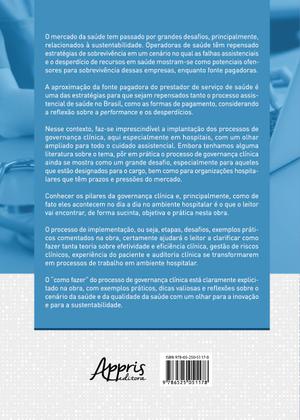 Imagem de Livro - Governança clínica
